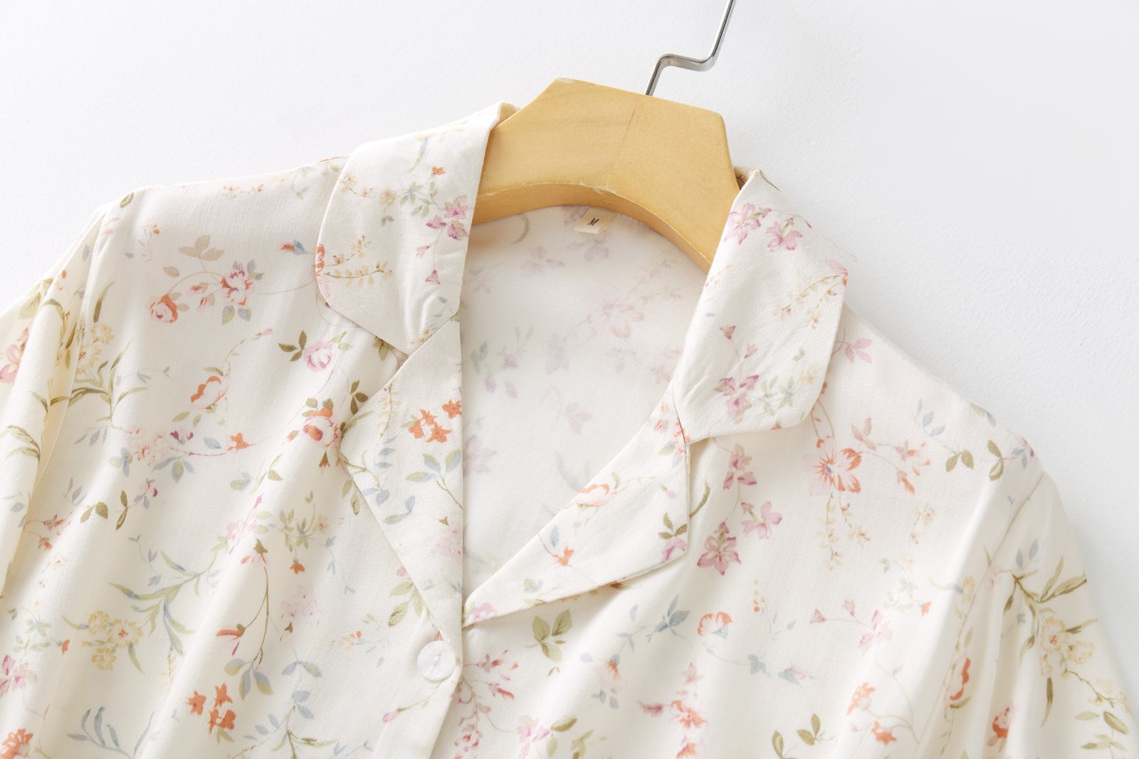 Bộ Pyjama Mặc Nhà Soft Beige Floral