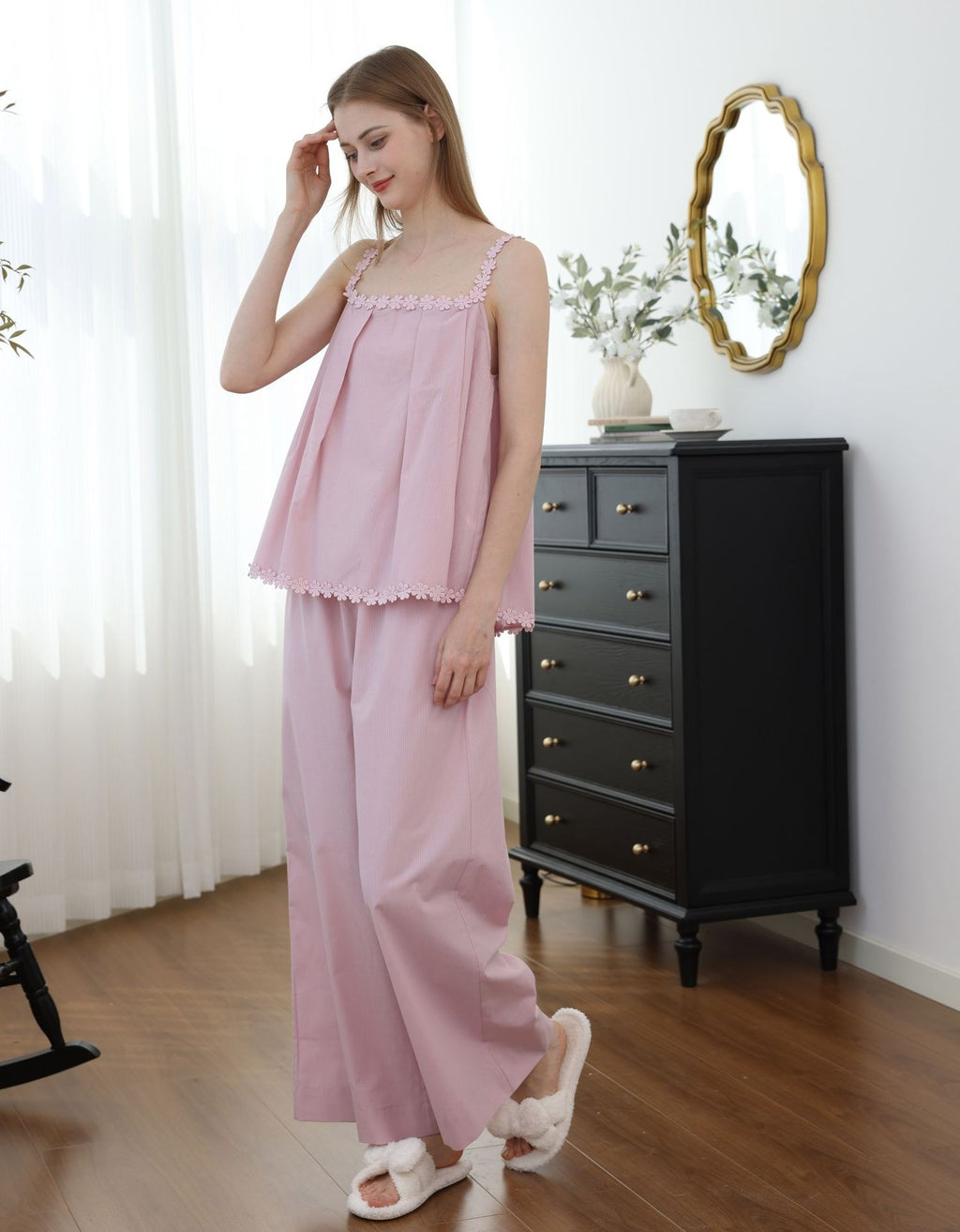 Bộ Cotton Mặc Nhà Juliette Lace Set
