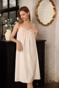 Váy Cotton Mặc Nhà Evelyn Lace Nightgown