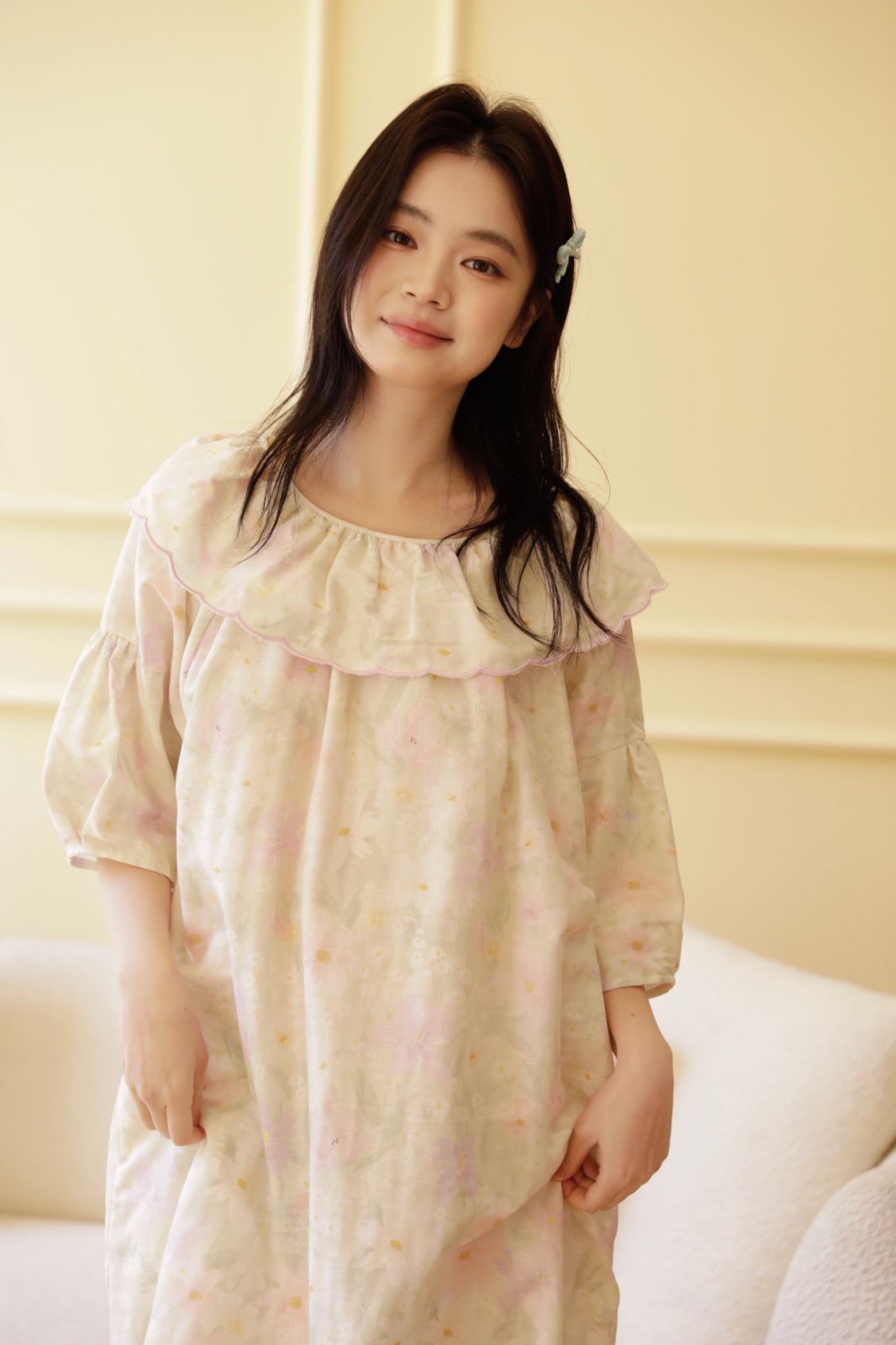 Váy Cotton Mặc Nhà Fairy Ruffle Nightie