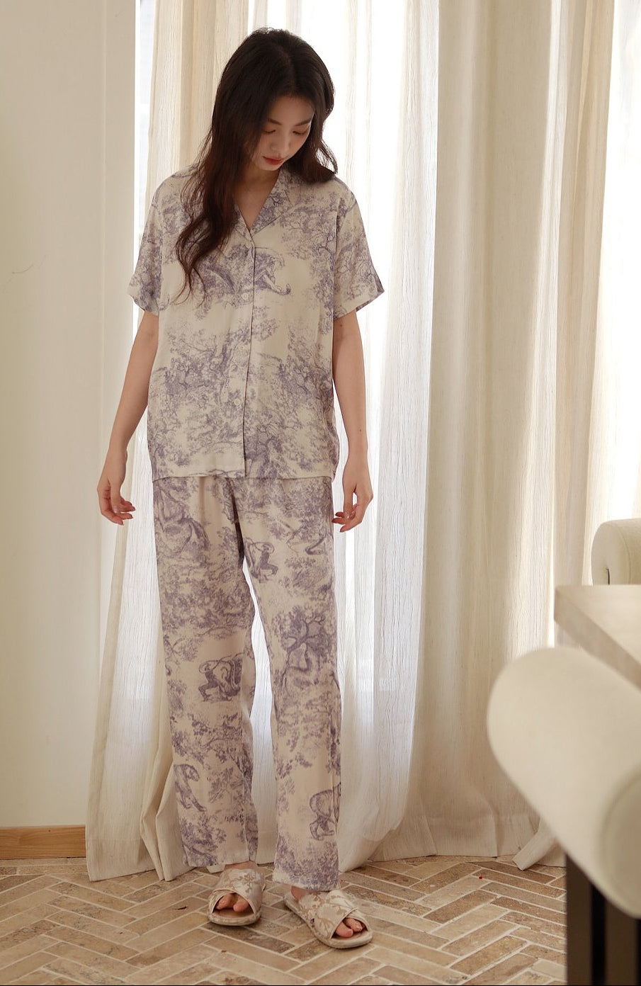 Bộ Pyjama Mặc Nhà Classic Toile Set