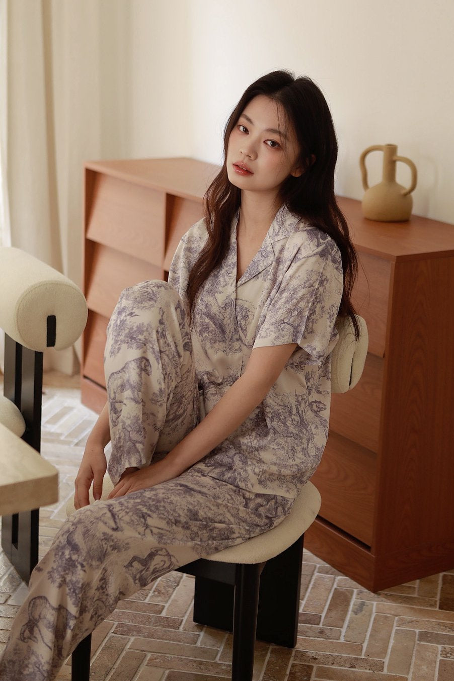 Bộ Pyjama Mặc Nhà Classic Toile Set