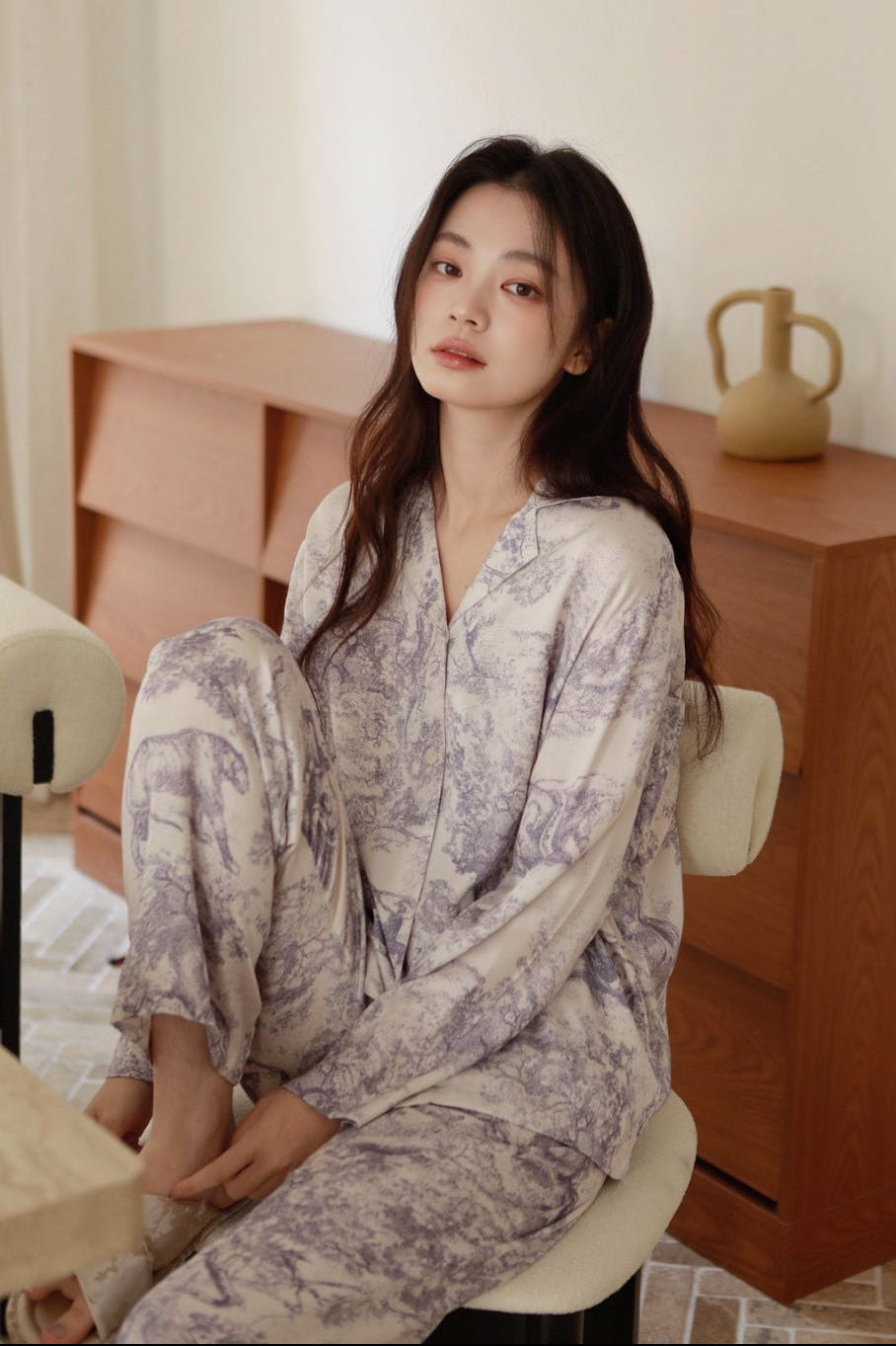 Bộ Pyjama Mặc Nhà Classic Toile Set