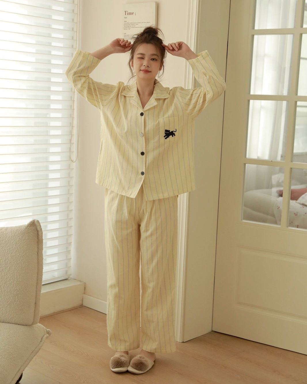 Bộ Pyjama Mặc Nhà Sunday Stripe