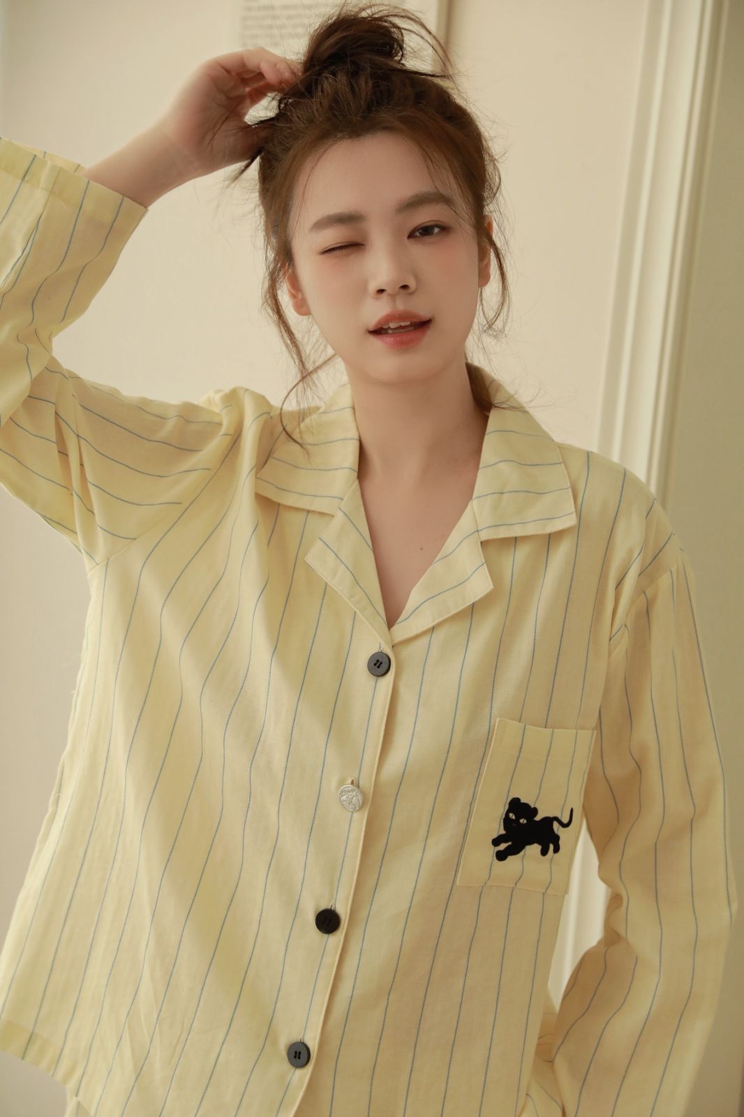 Bộ Pyjama Mặc Nhà Sunday Stripe