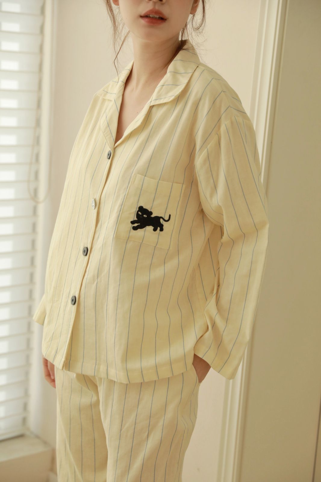 Bộ Pyjama Mặc Nhà Sunday Stripe