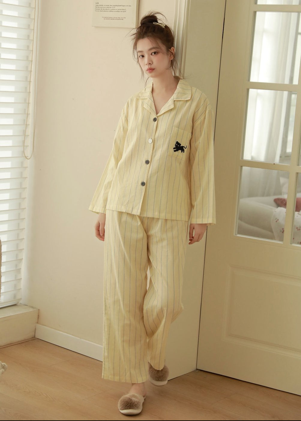 Bộ Pyjama Mặc Nhà Sunday Stripe