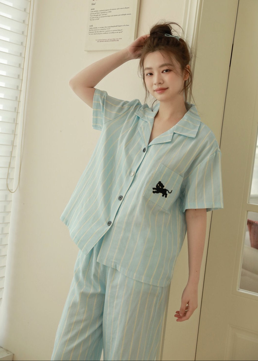 Bộ Pyjama Mặc Nhà Sunday Stripe