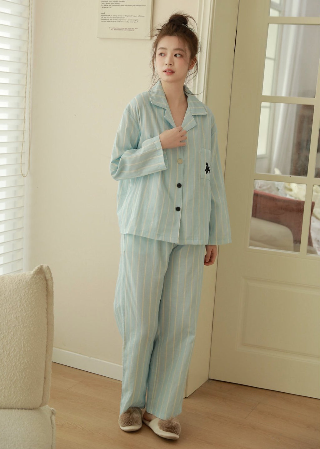 Bộ Pyjama Mặc Nhà Sunday Stripe