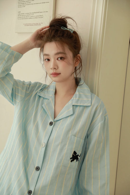 Bộ Pyjama Mặc Nhà Sunday Stripe