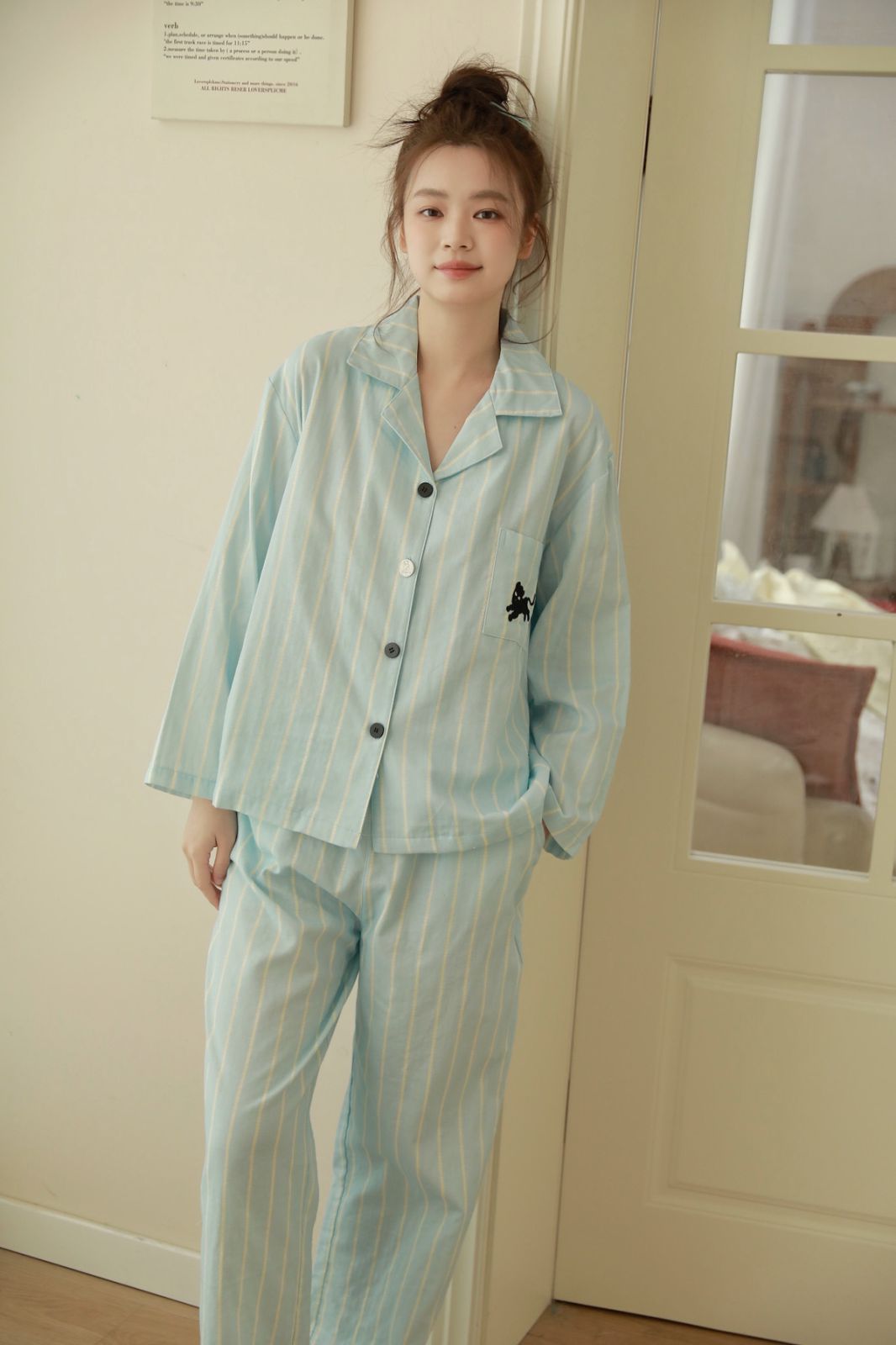Bộ Pyjama Mặc Nhà Sunday Stripe