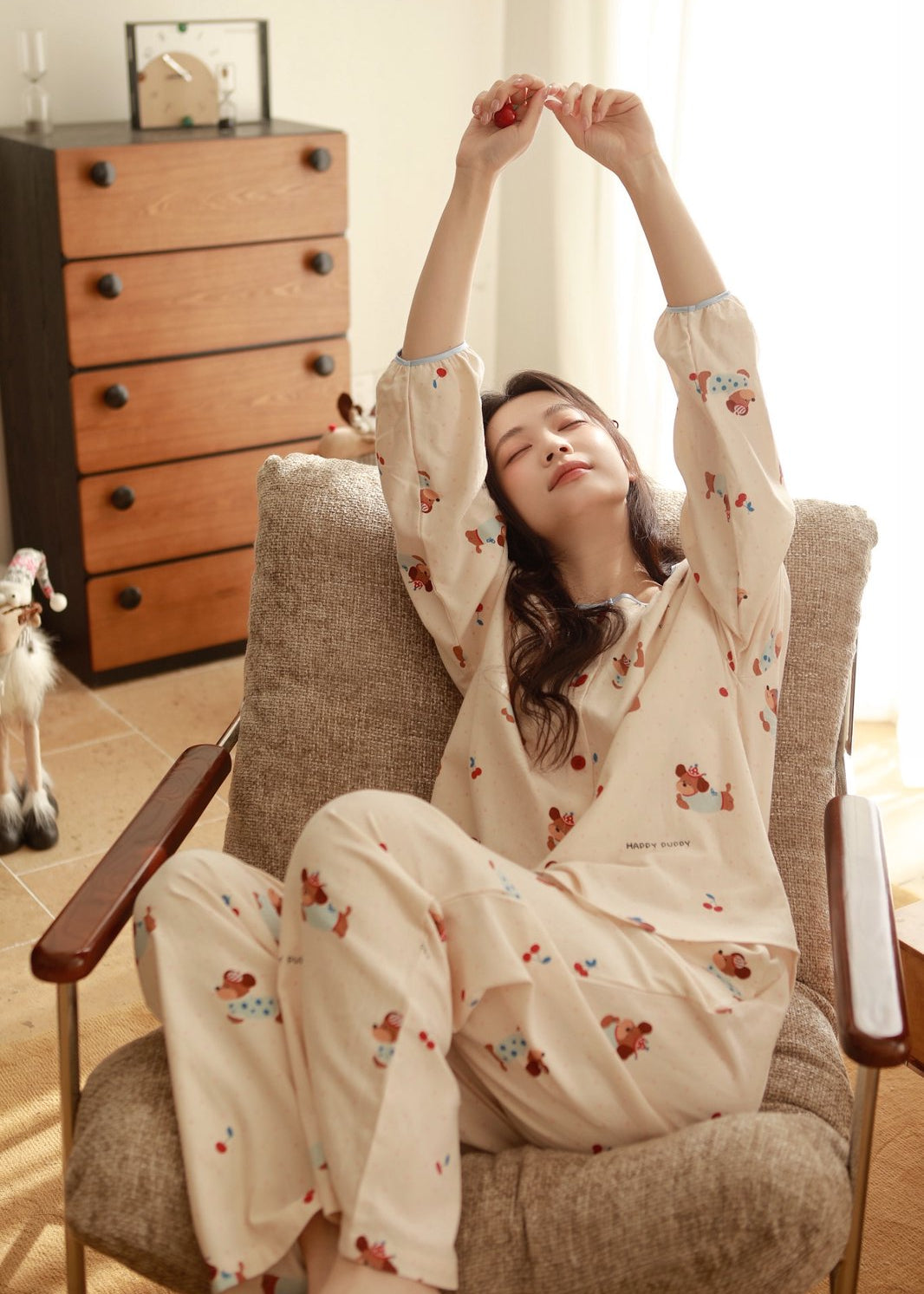 Bộ Mặc Nhà Thu Đông Noelle Jade