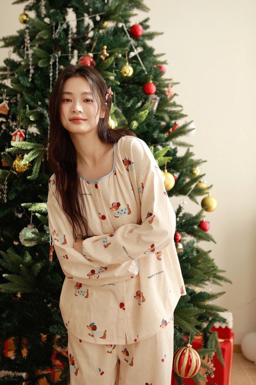Bộ Mặc Nhà Thu Đông Noelle Jade